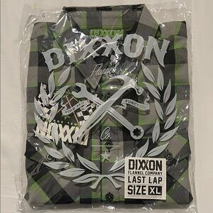 DIXXON Men's Last Lap Plaid Shirt